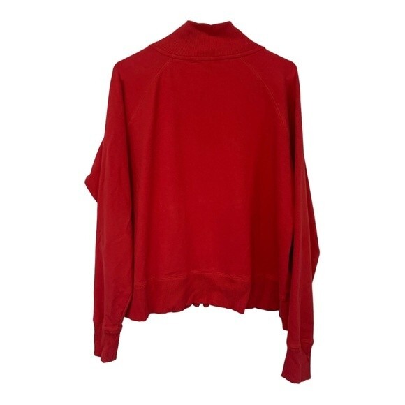 ENZA | Red Full Zip Jacket Sweatshirt 2XL - Picture 2 of 6